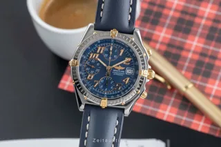 Breitling Chronomat B13050.1 Yellow gold and Stainless steel dark blue