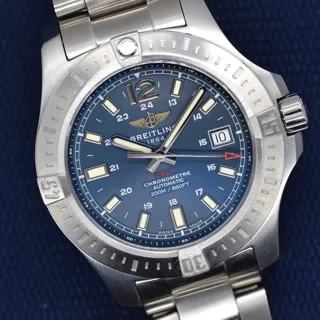 Breitling Colt A17313101C1A1 41mm Stainless steel Blue