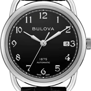 Bulova 96B325 38mm Stainless steel Black