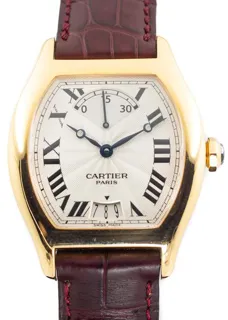 Cartier Tortue W1544751 33mm Rose gold Silver