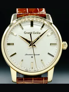 Grand Seiko SBGW252 Yellow gold Silver