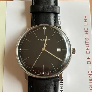 Junghans max bill 027/4701.00 38mm Stainless steel Black