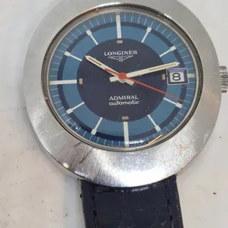 Longines Admiral 8581-1 38.5mm Stainless steel Blue