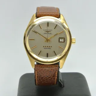 Longines Admiral 8338 35mm Yellow gold Yellow