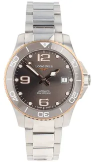 Longines HydroConquest L3.780.3 41mm Stainless steel brown