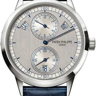 Patek Philippe Annual Calendar Regulator 5235G-001 40.5mm White gold Silver