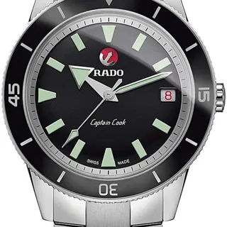 Rado HyperChrome Captain Cook 3 Stainless steel Black