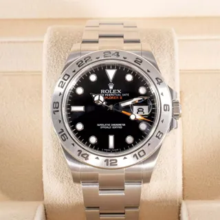 Rolex Explorer II 216570 Stainless steel Black