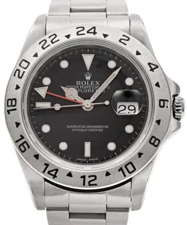 Rolex Explorer II 16570 ( II 16570 ) 40mm Stainless steel Black