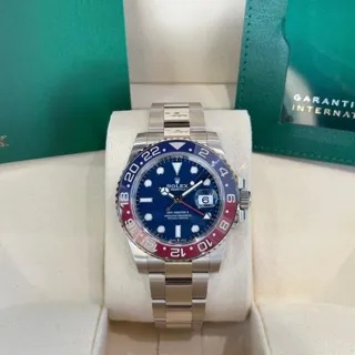 Rolex GMT-Master II 126719BLRO 40mm White gold Blue