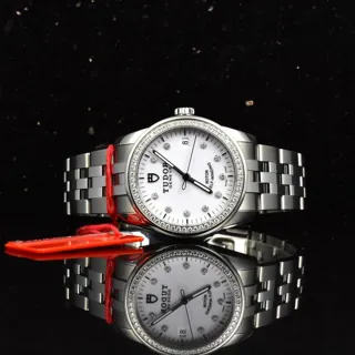 Tudor Glamour Date 55020 36mm Stainless steel White