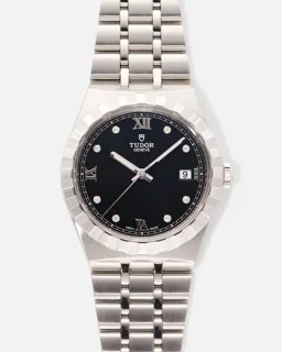 Tudor Royal 28500-0004 38mm Stainless steel Black