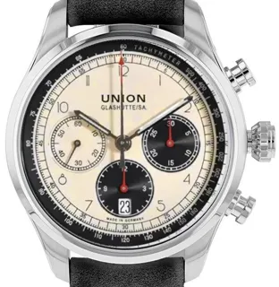 Union Glashütte Belisar Chronograph D009.427.16.262.02 44mm Stainless steel White