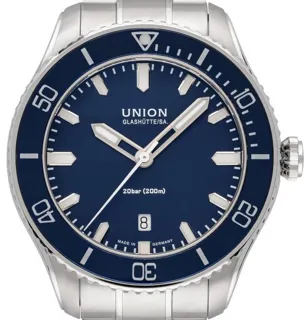 Union Glashütte Belisar D009.907.11.047.00 45mm Stainless steel Blue