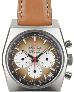 Zenith El Primero Chronomaster 03.A384.400/385.C855 37mm Stainless steel Brown