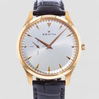 Zenith Elite 18.2010.681/01.C498 40mm Rose gold Silver