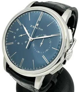 Zenith Elite Chronograph Classic 03.2272.4069 42mm Stainless steel navy blue