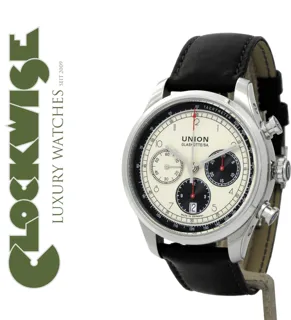 Union Glashütte Belisar Chronograph D009.427.16 44mm Stainless steel White