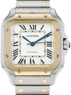 Cartier Santos 4075 / W2SA0016 Yellow gold and Stainless steel Silver