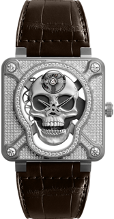 Bell & Ross Instruments BR01-SKULL-SK-FLD 46mm Stainless steel