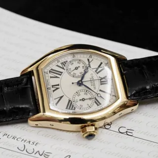 Cartier Tortue 2356 Yellow gold White