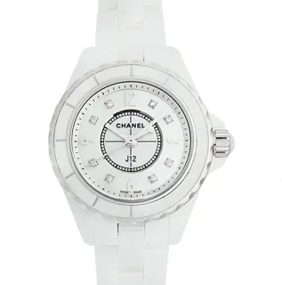 Chanel J12 H2570 White ceramic White