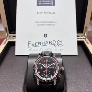 Eberhard & Co. Tazio Nuvolari 31056 43mm Stainless steel Black