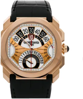 Gérald Genta Octo Chrono Quattro Retro OQC.Z.50 Rose gold black$white$rose gold