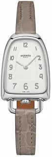 Hermès Galop Medium Model W053770WW00 Stainless steel Silver