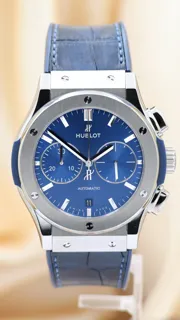 Hublot Classic Fusion 521.NX.7170.LR 45mm Titanium Blue