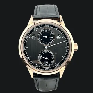 Patek Philippe Annual Calendar Regulator 5235/50R-001 40.5mm Rose gold Black