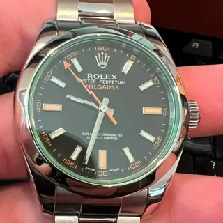 Rolex Milgauss 116400GV Stainless steel Black