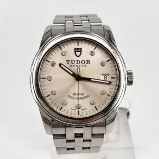 Tudor Glamour Date M55000-0006 36mm Stainless steel Silver