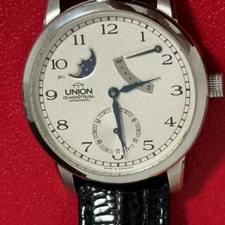 Union Glashütte 30-03-01-02-10 39mm Stainless steel Silver