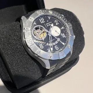 Zenith Defy El Primero 03.0526.4021 46mm Stainless steel Black