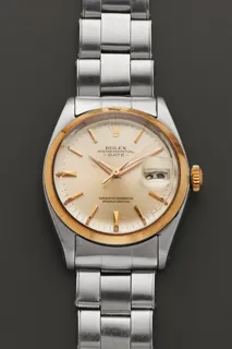 Rolex Oyster Perpetual Date 1500 35mm Stainless steel and 18k yellow gold Champagne