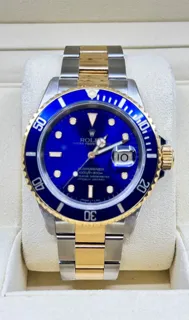 Rolex Submariner 16613 Yellow gold and Stainless steel Purple