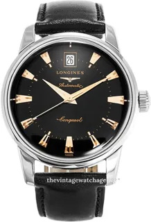 Longines Conquest Heritage L16114524 Stainless steel Black