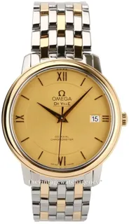 Omega De Ville Prestige 424.20.37.20.08.001 Yellow gold Champagne