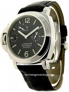 Panerai Luminor PAM 00123 Brushed/polished steel Black