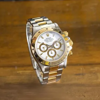 Rolex Daytona 16523 40mm Yellow gold and Stainless steel White