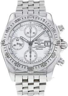 Breitling Chrono Cockpit A13357-WHITE Stainless steel White