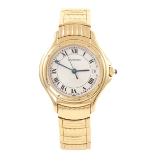 Cartier Cougar 11701 26mm 18k yellow gold White