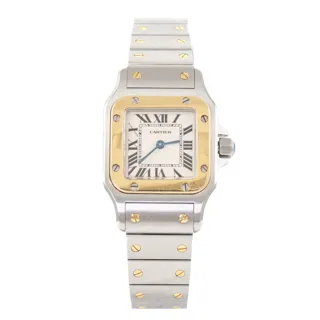 Cartier Santos Galbée W20012C4/1567 23.6mm Stainless steel and 18k yellow gold Silver