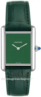 Cartier Tank Must WSTA0056 Stainless steel green