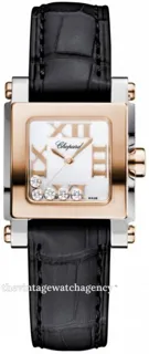 Chopard Happy Sport 278516-6001 18 carat rose gold$steel White