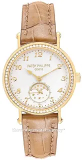 Patek Philippe Moonphase 7121J-001 33mm Yellow gold White