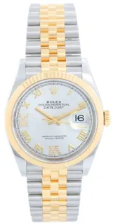 Rolex Datejust 36 126233 Stainless steel and 18k yellow gold Silver