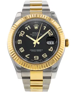 Rolex Datejust II 116333 Stainless steel Black