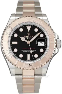 Rolex Yacht-Master 126621-0002 Rose gold and Stainless steel Black